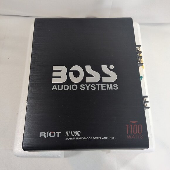 Boss Audio Systems R1100M Riot 1100 Watt Monoblock Power Amplifier NEW OPEN BOX - Picture 3 of 16